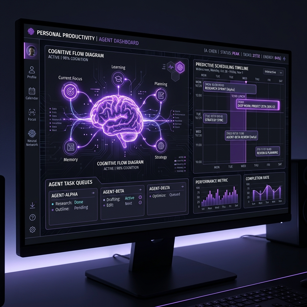 LifeOS Interface Mockup